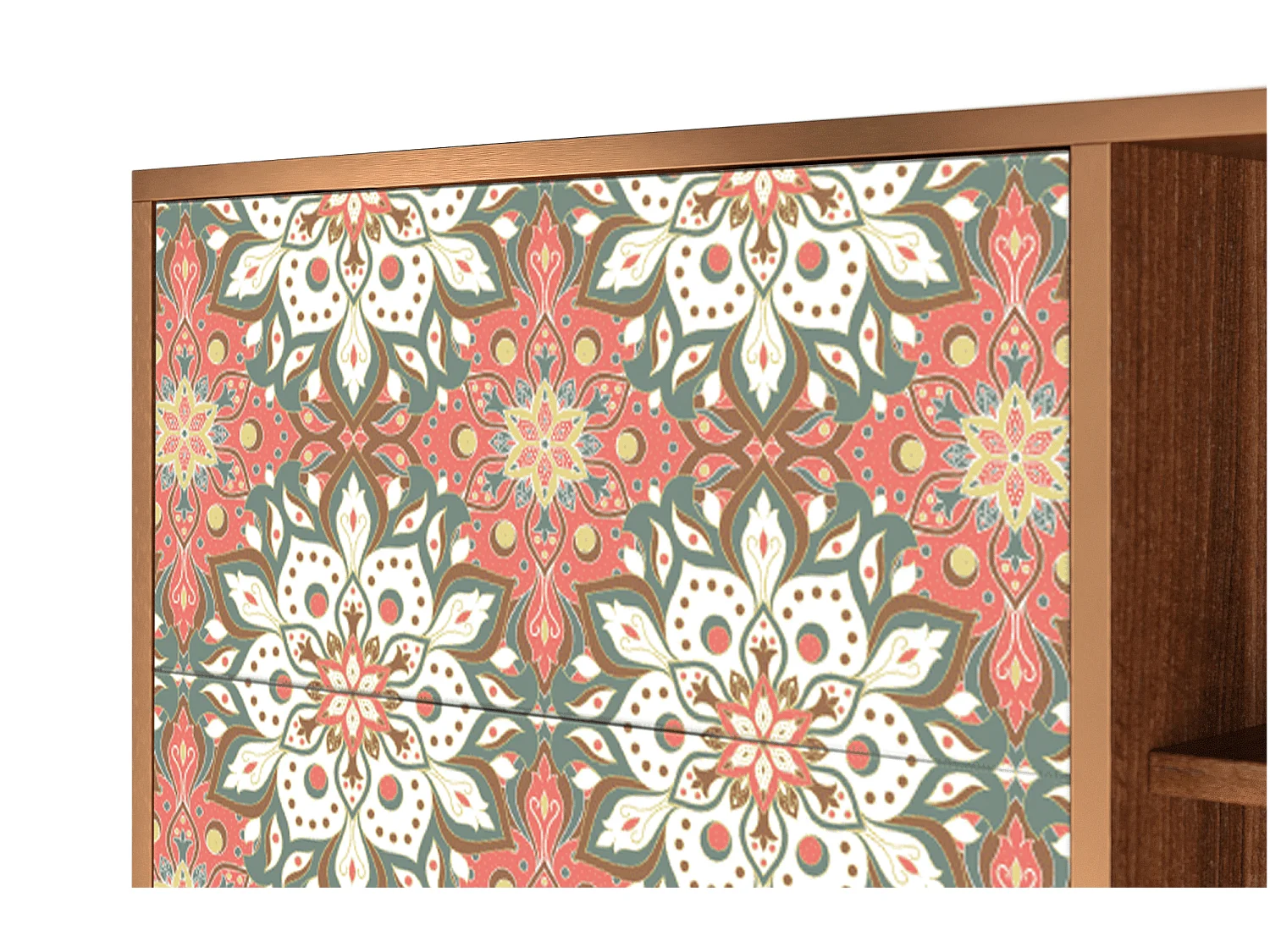 Aparador - 125x98x48 cm - BS2 - Peach Grove, Nogueira