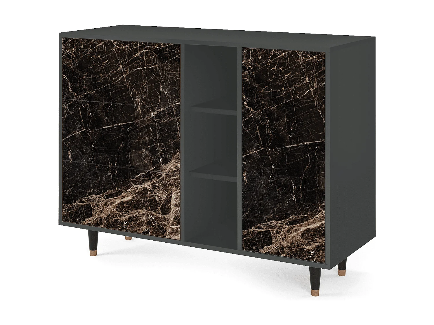 Buffet - 125x98x48 cm - BS2 - Night Abyss, Anthracite