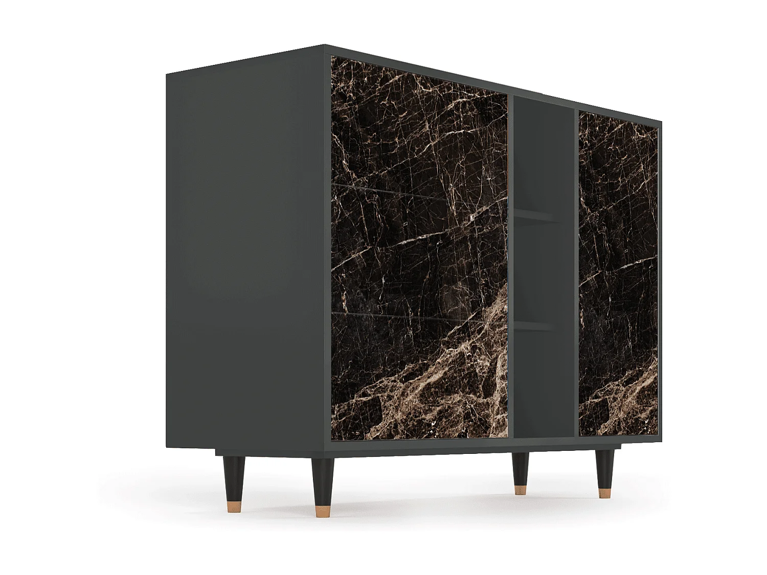 Buffet - 125x98x48 cm - BS2 - Night Abyss, Anthracite