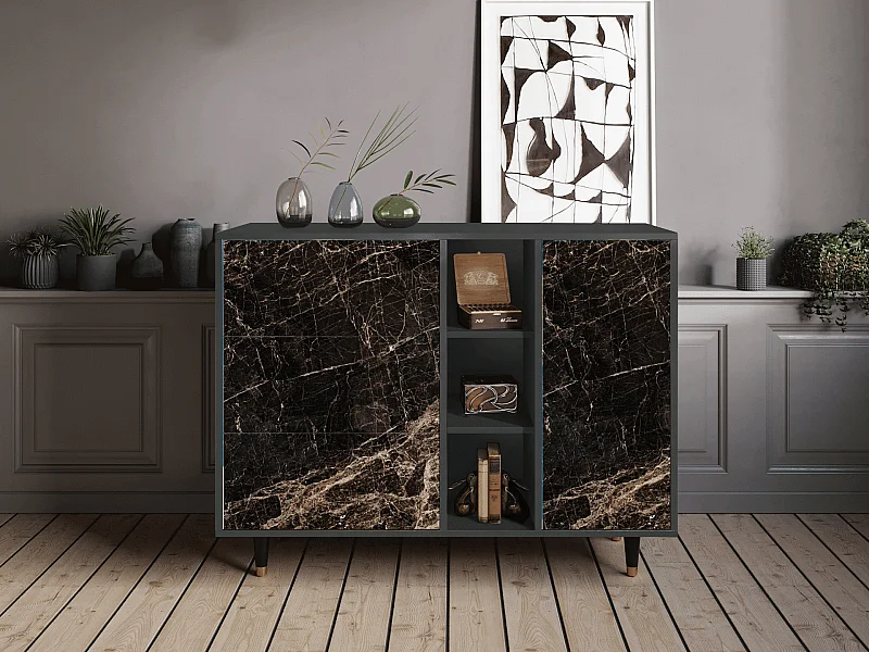 Buffet - 125x98x48 cm - BS2 - Night Abyss, Anthracite
