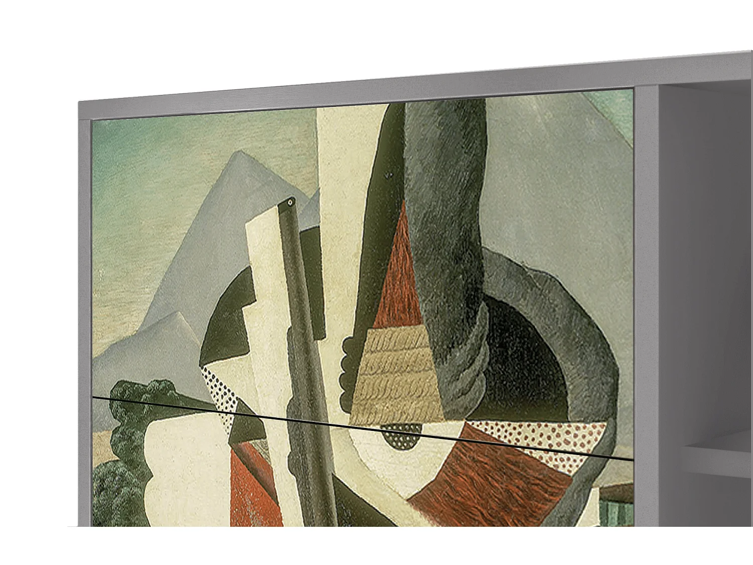 Aparador - 125x98x48 cm - BS2 - The Cubist Paintings , Gris