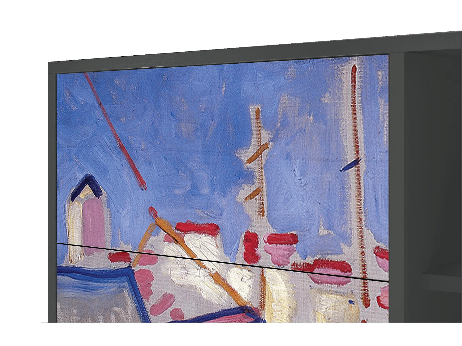 Aparador - 125x98x48 cm - BS2 - The Port of Collioure , Antracita
