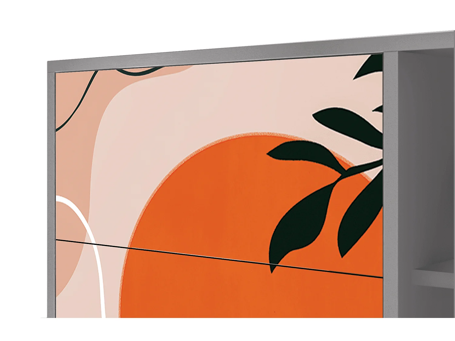 Dressoir - 125x98x48 cm - BS2 - Artwork, Grijs