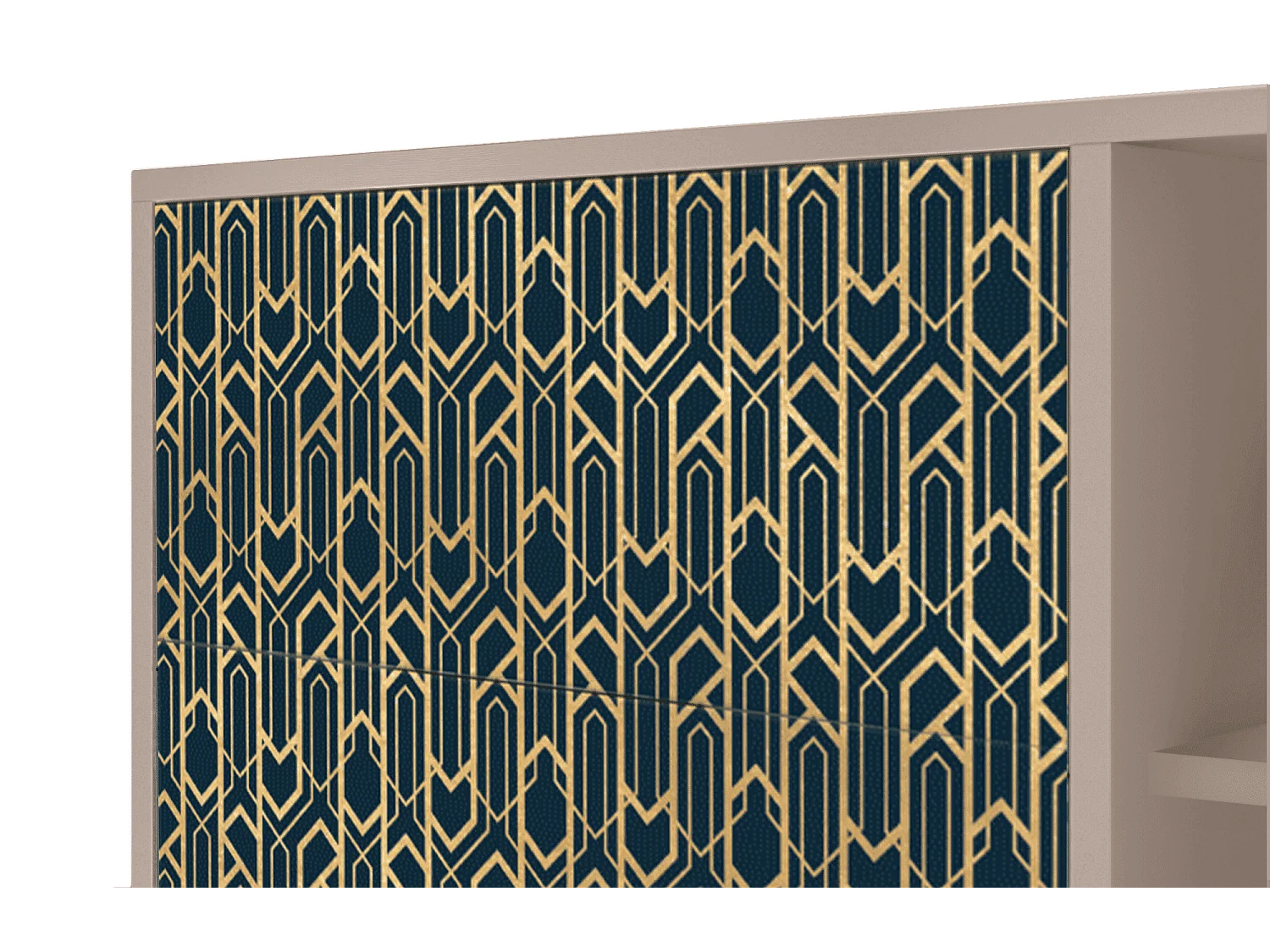 Buffet - 125x98x48 cm - BS2 - Golden Empire, Latte