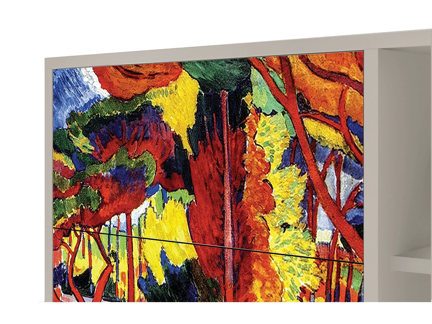 Kredens - 125x98x48 cm - BS2 - The Turning Road, Piaskowy