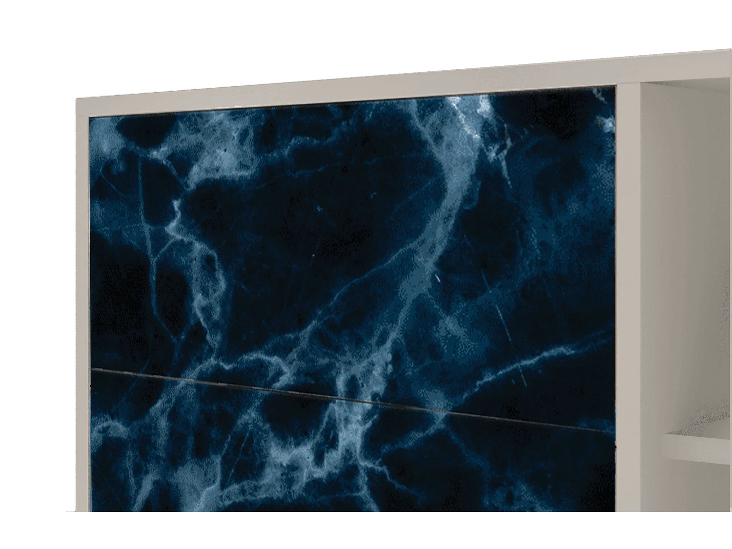 Kredens - 125x98x48 cm - BS2 - Deep Ocean, Piaskowy