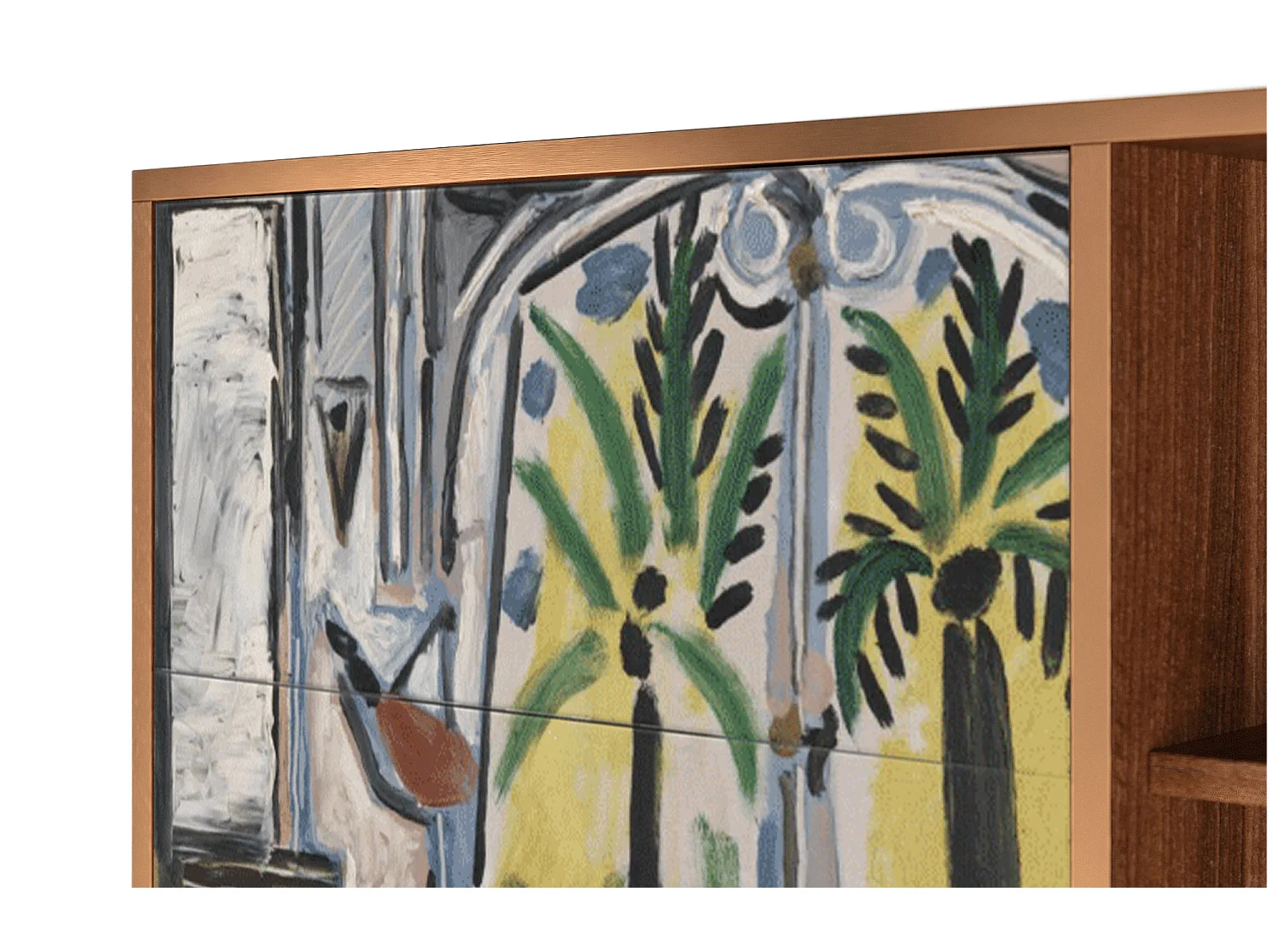 Aparador - 125x98x48 cm - BS2 - The Studio , Nogal