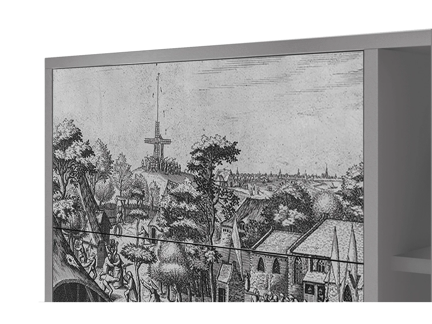 Aparador - 125x98x48 cm - BS2 - The Festival of Saint, Gris