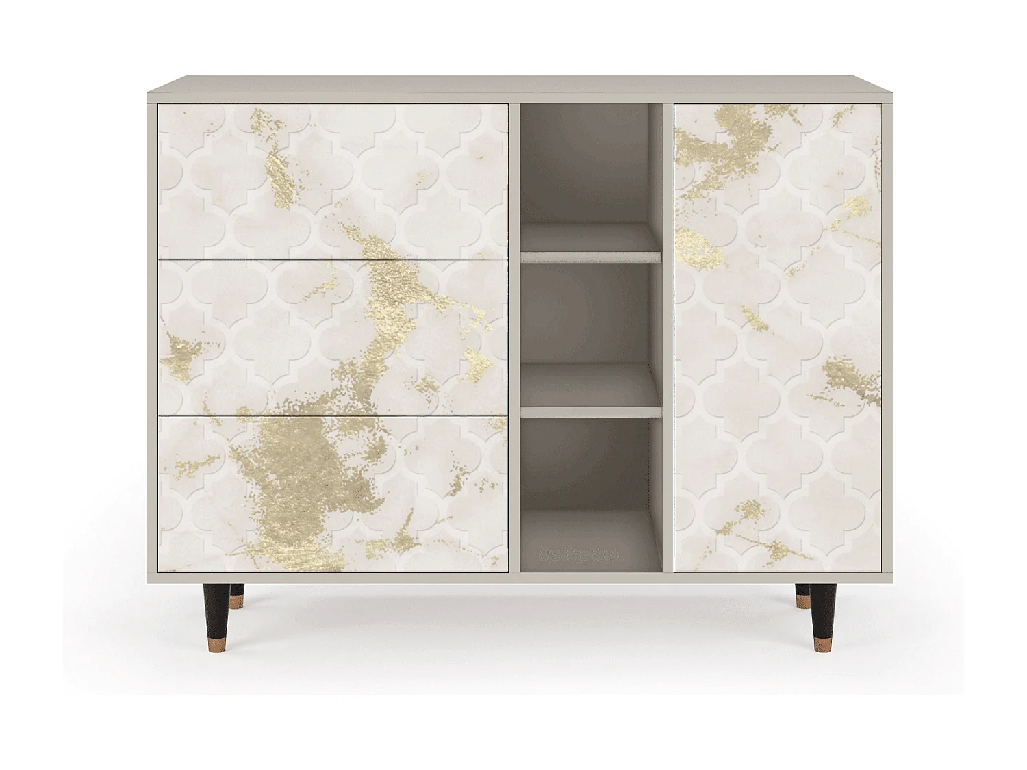 Kredens - 125x98x48 cm - BS2 - Sahara desert, Piaskowy