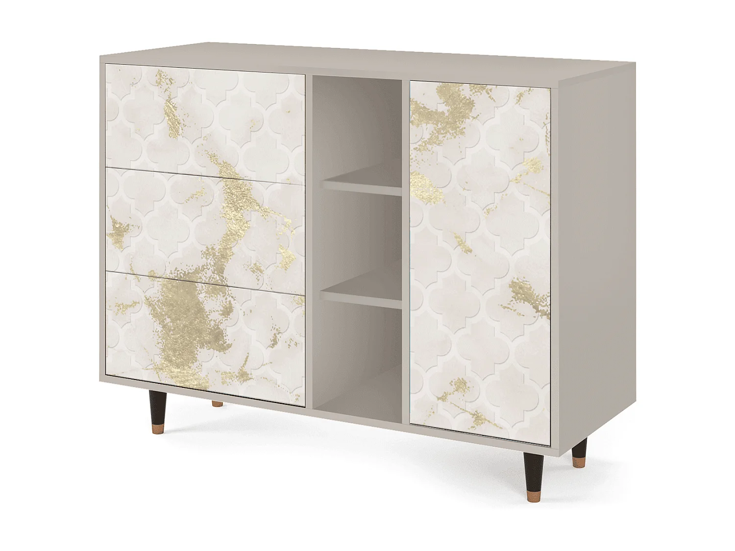 Kredens - 125x98x48 cm - BS2 - Sahara desert, Piaskowy