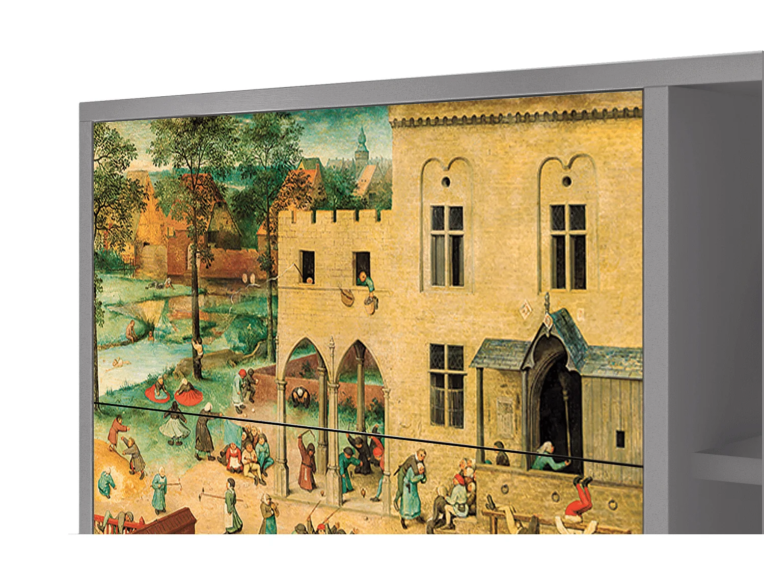 Buffet - 125x98x48 cm - BS2 - Children Games, Gris