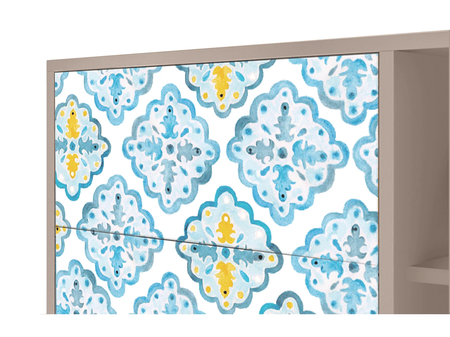Credenza - 125x98x48 cm - BS2 - Portugese tiles, Latte