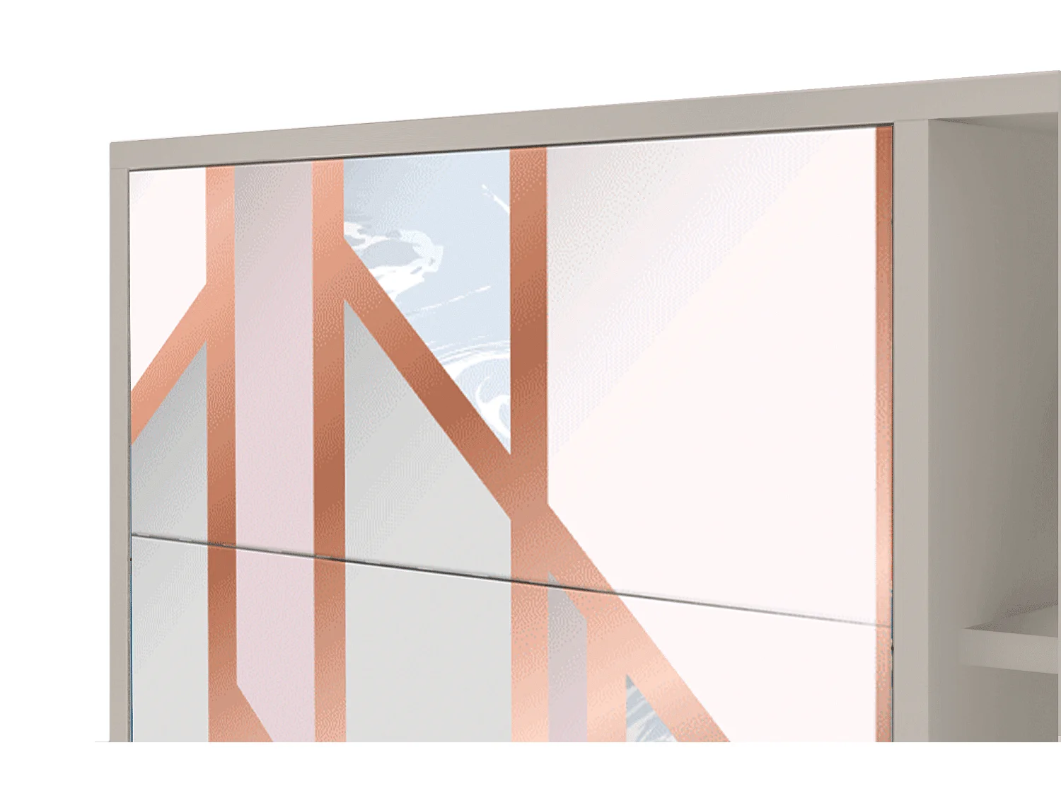 Credenza - 125x98x48 cm - BS2 - Champagne Story, Sabbia