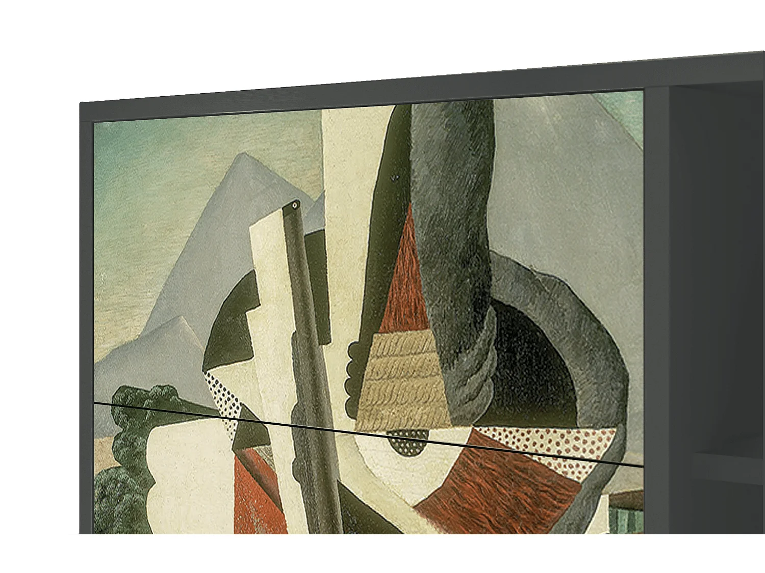 Buffet - 125x98x48 cm - BS2 - The Cubist Paintings , Anthracite