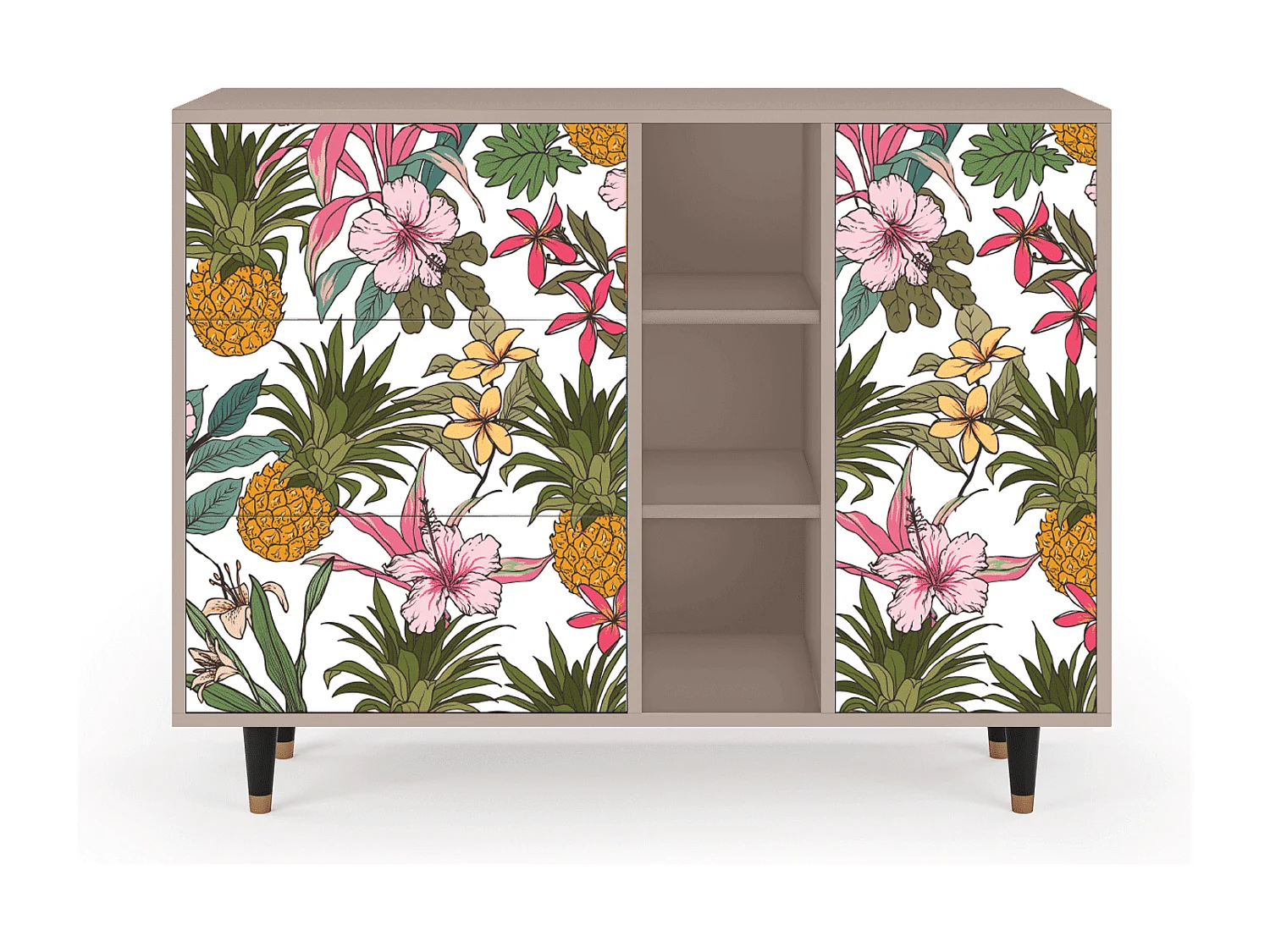 Dressoir - 125x98x48 cm - BS2 - Estival Fruit, Latte