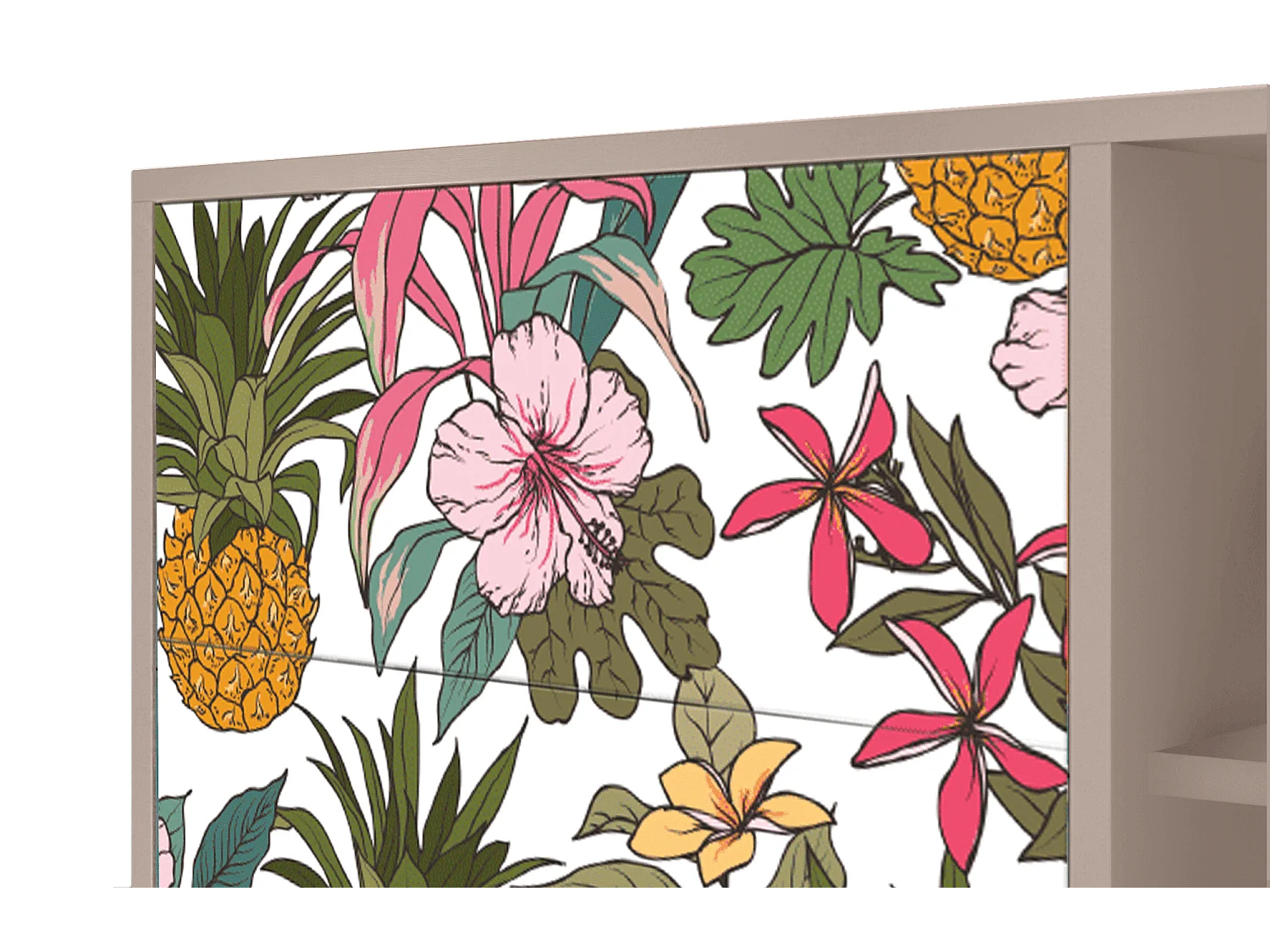 Dressoir - 125x98x48 cm - BS2 - Estival Fruit, Latte