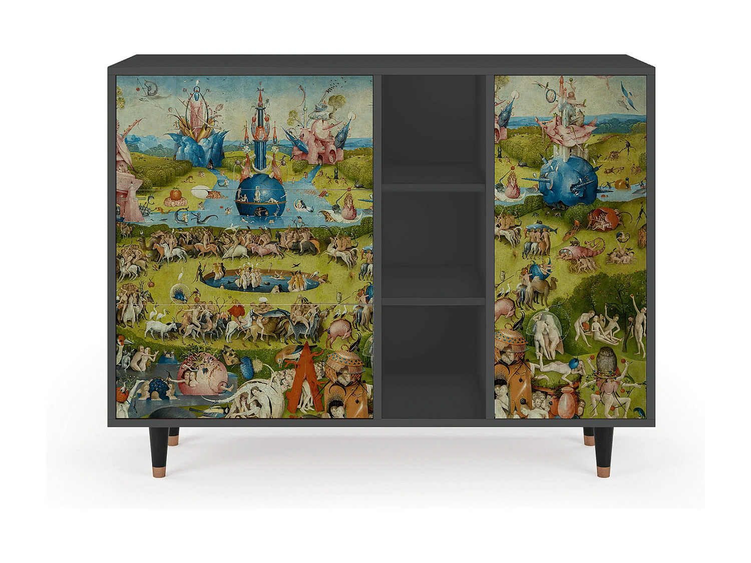 Buffet - 125x98x48 cm - BS2 - The Garden 2 by Bosch, Anthracite
