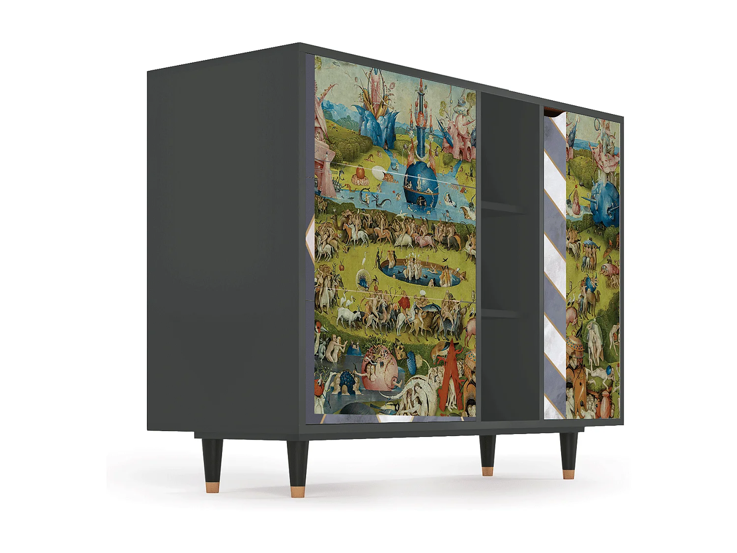 Buffet - 125x98x48 cm - BS2 - The Garden 2 by Bosch, Anthracite