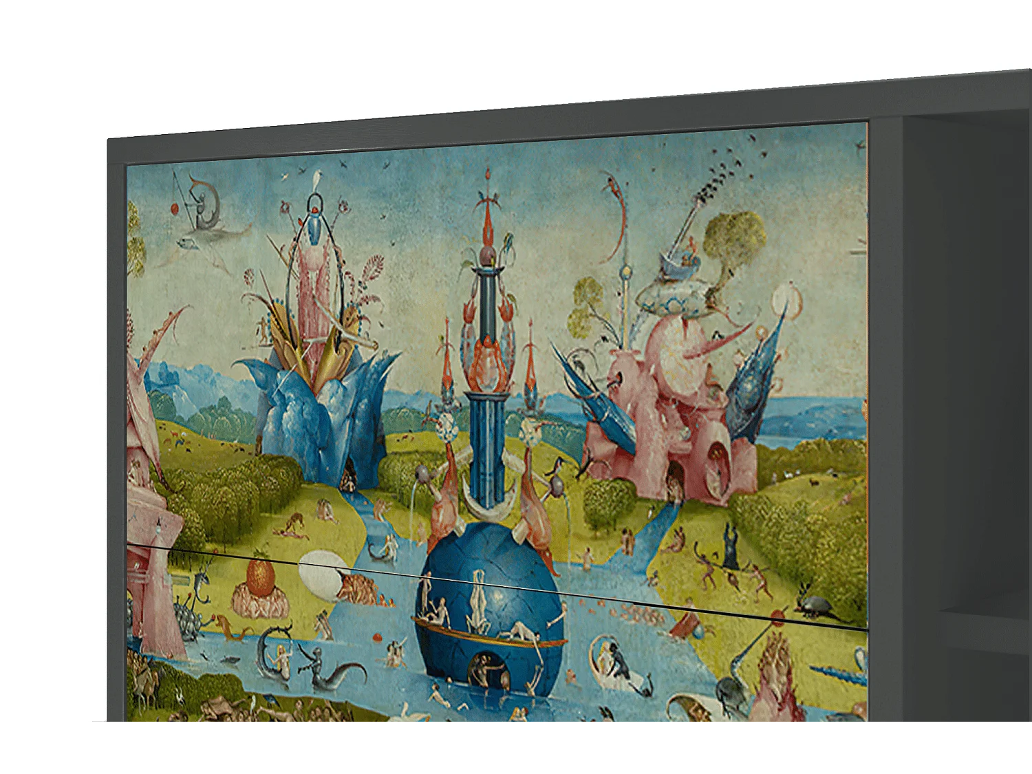 Kredens - 125x98x48 cm - BS2 - The Garden 2 by Bosch, Antracyt