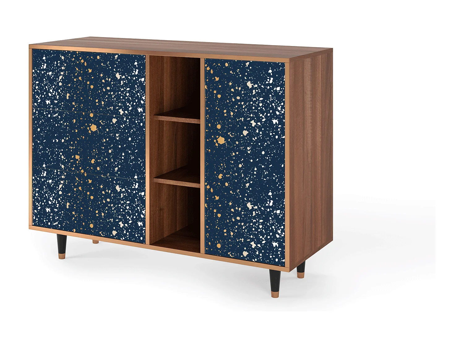 Buffet - 125x98x48 cm - BS2 - Starfall, Noyer