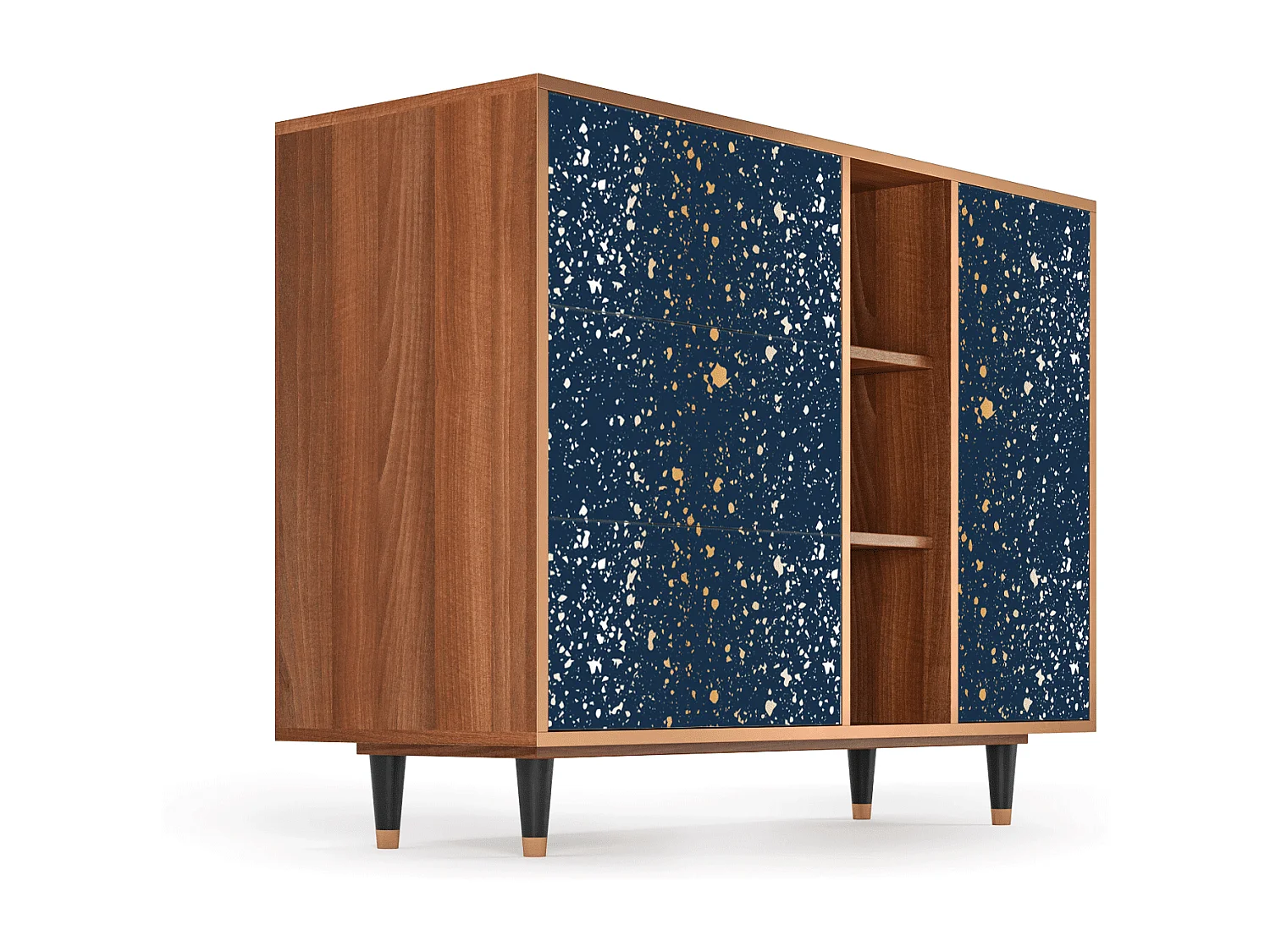 Buffet - 125x98x48 cm - BS2 - Starfall, Noyer