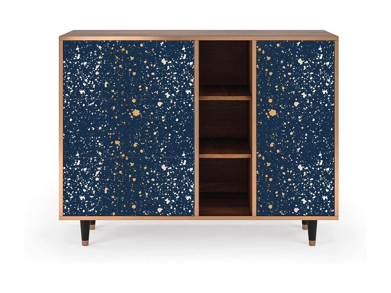 Buffet - 125x98x48 cm - BS2 - Starfall, Noyer