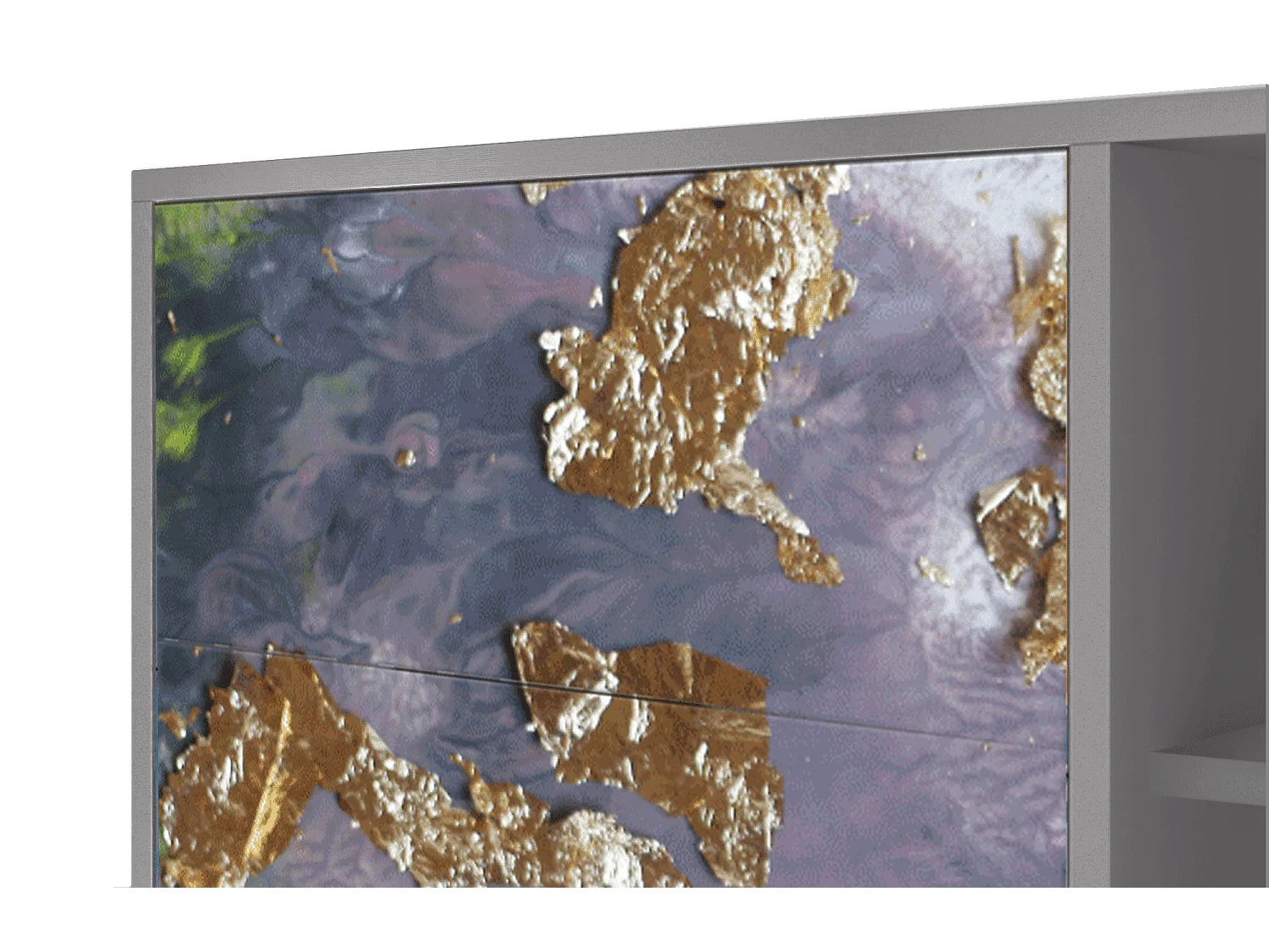 Buffet - 125x98x48 cm - BS2 - Planet Earth, Gris