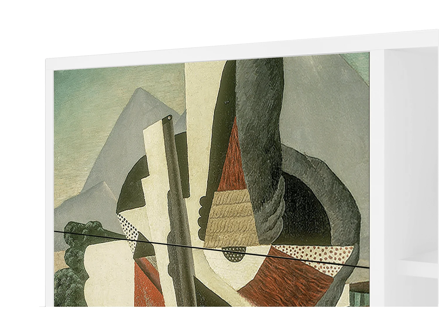 Aparador - 125x98x48 cm - BS2 - The Cubist Paintings , Blanco