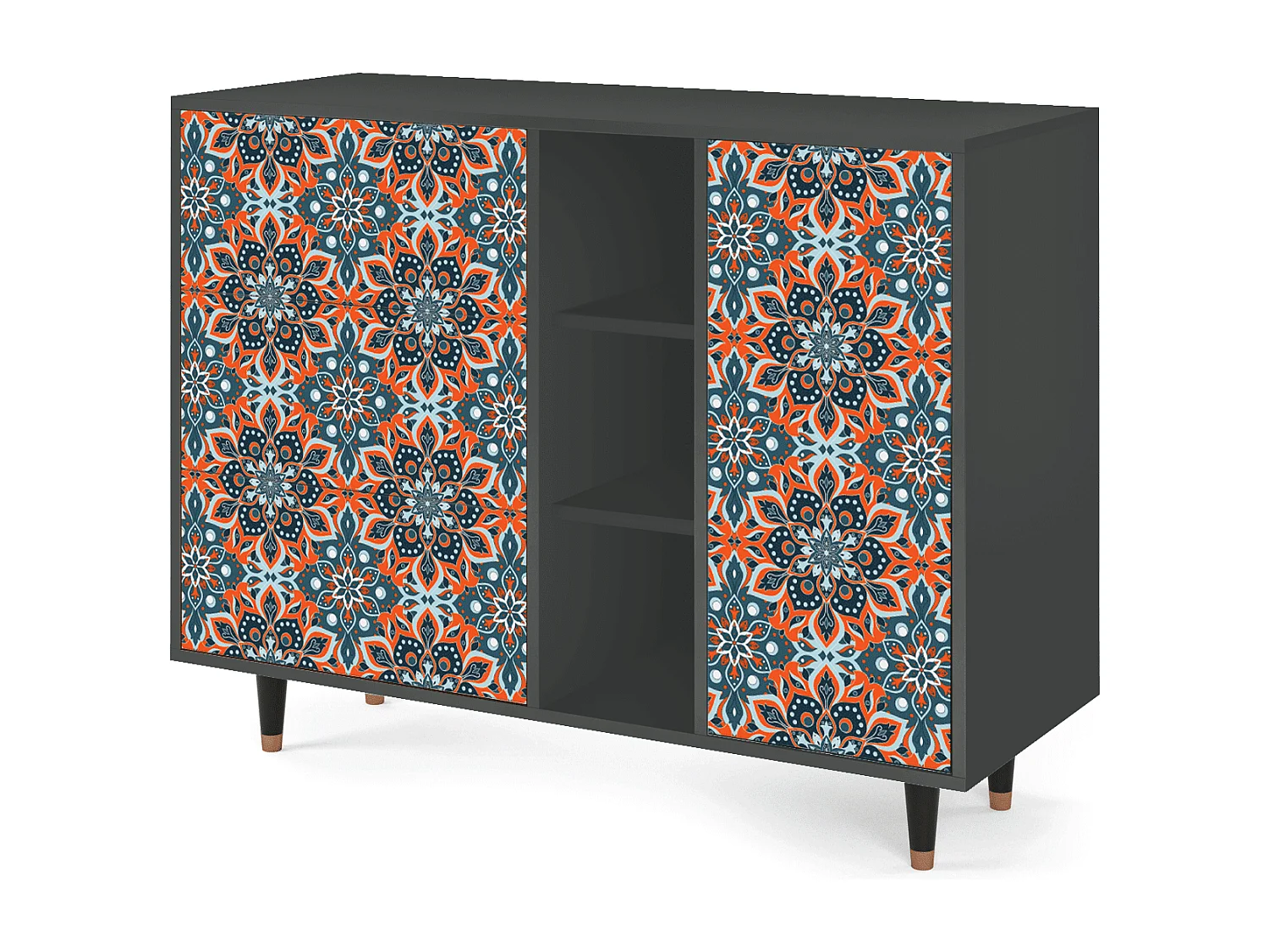 Buffet - 125x98x48 cm - BS2 - Fire Beetle, Anthracite