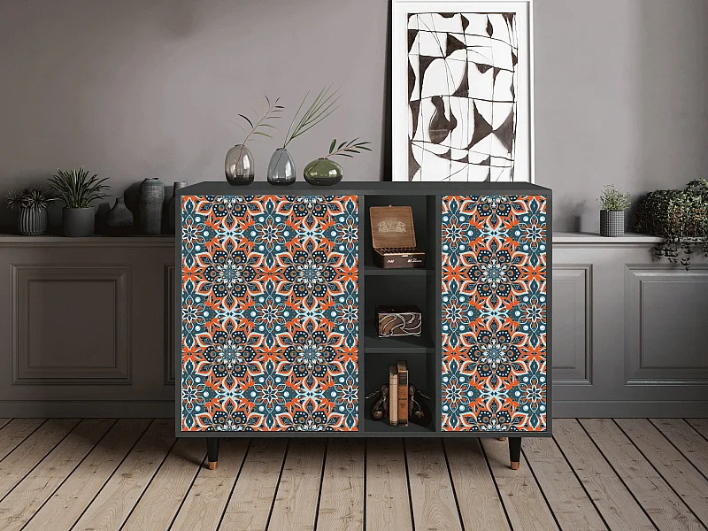 Buffet - 125x98x48 cm - BS2 - Fire Beetle, Anthracite