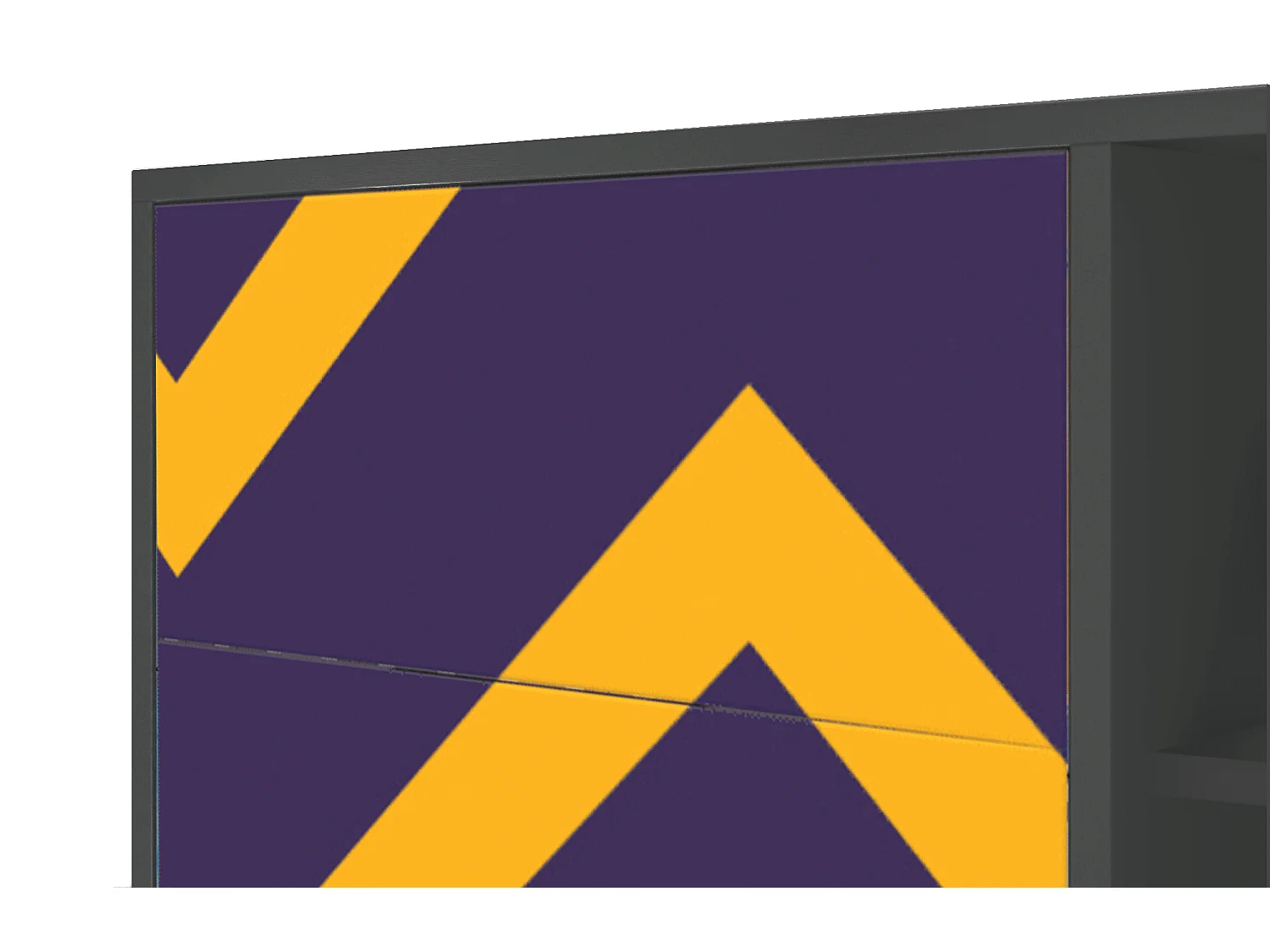 Buffet - 125x98x48 cm - BS2 - The Brightest Way, Anthracite