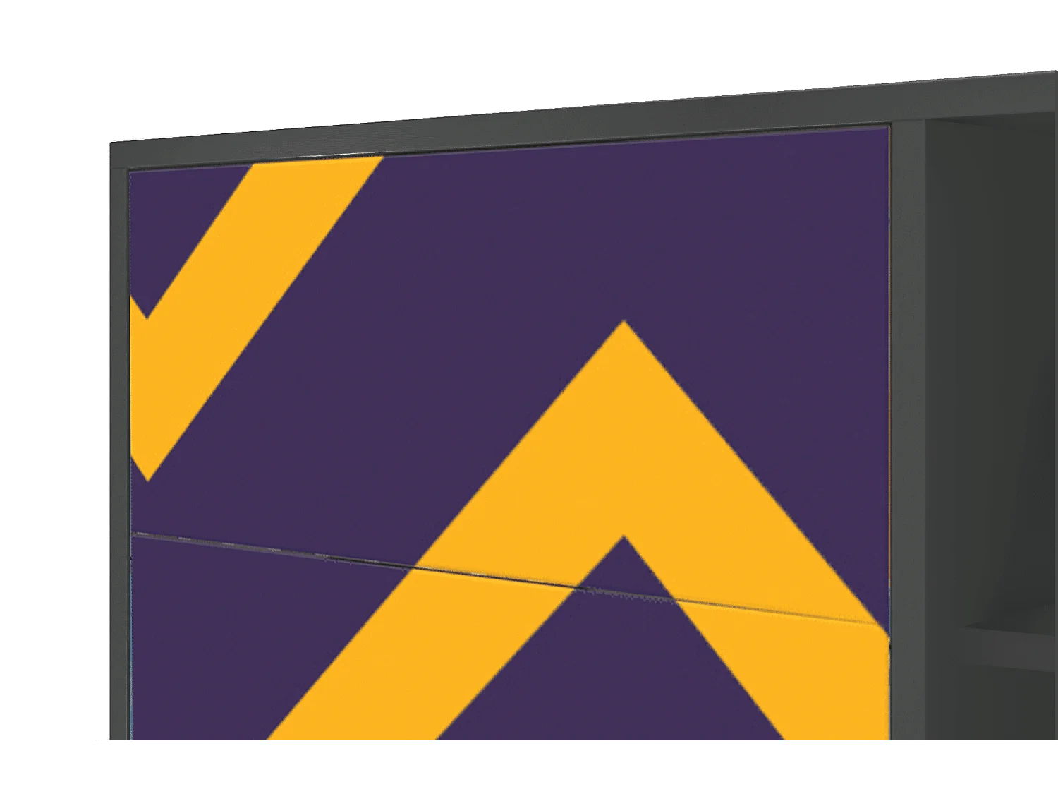 Buffet - 125x98x48 cm - BS2 - The Brightest Way, Anthracite