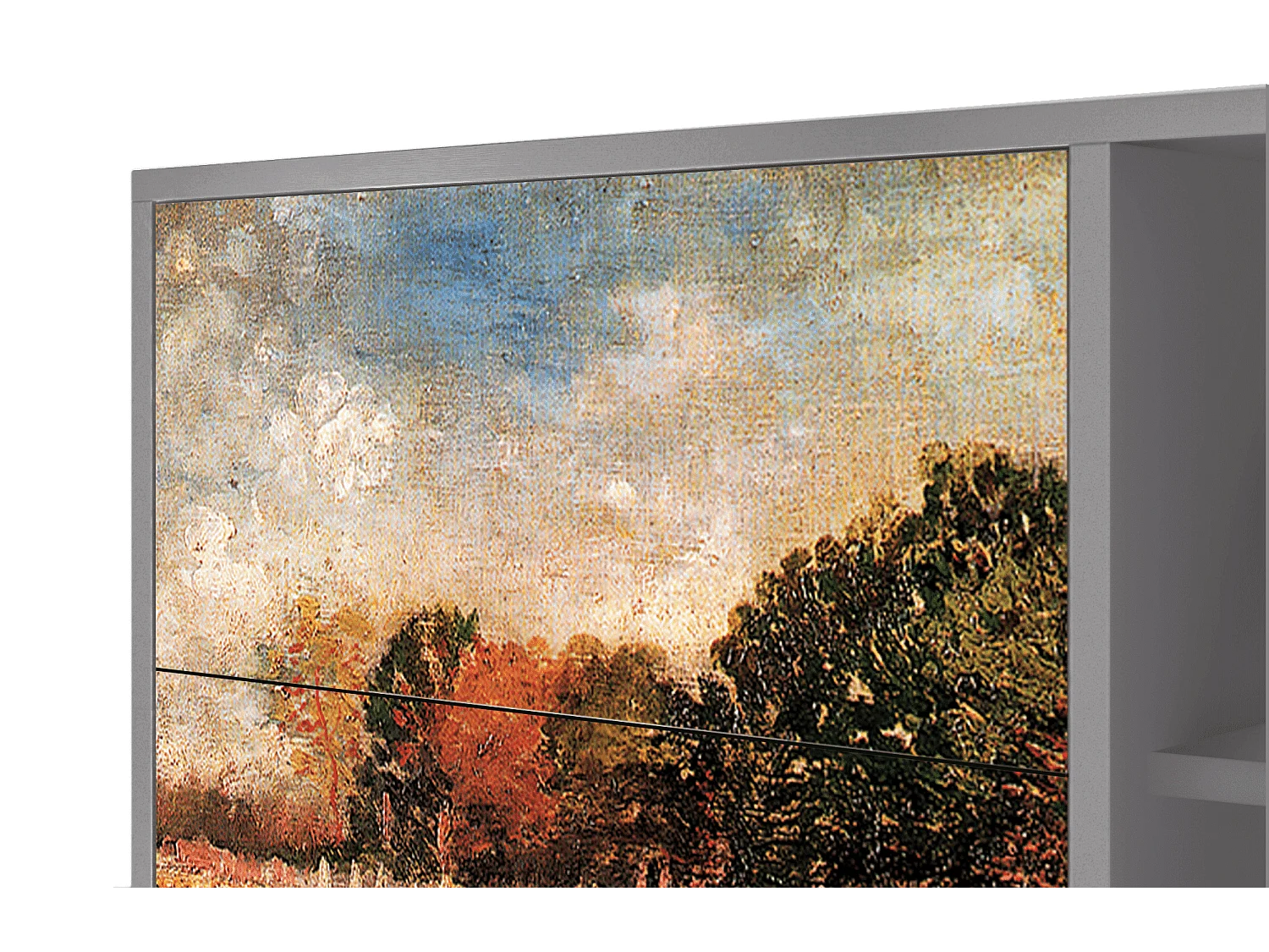 Buffet - 125x98x48 cm - BS2 - The Banks, Gris