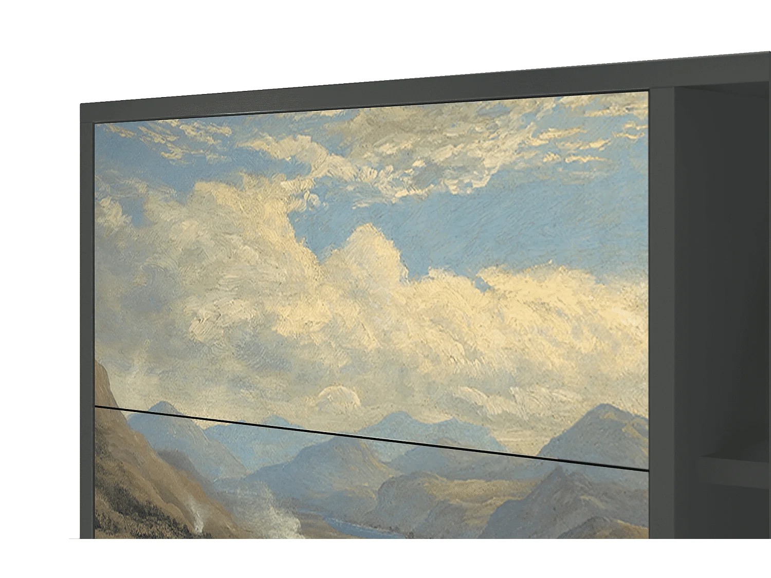 Buffet - 125x98x48 cm - BS2 - View Across the Plains , Anthracite