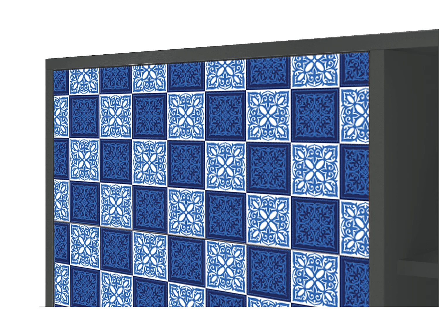 Kredens - 125x98x48 cm - BS2 - Light Path, Antracyt