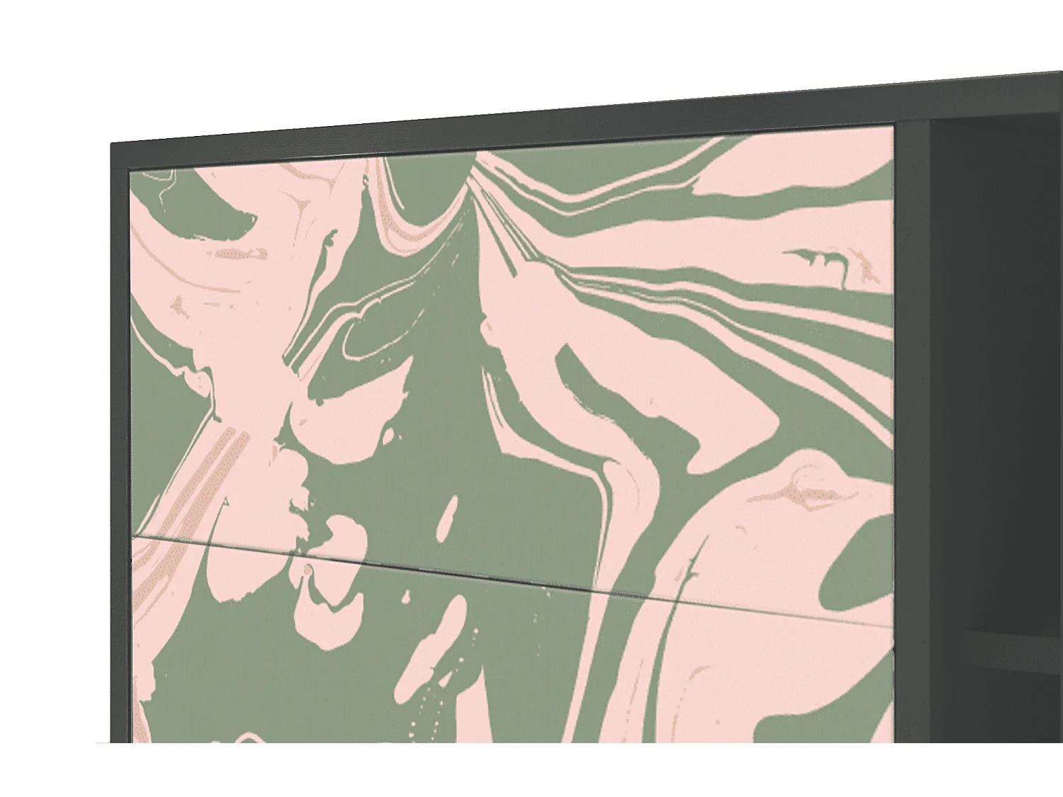 Dressoir - 125x98x48 cm - BS2 - Aquarelle, Antraciet