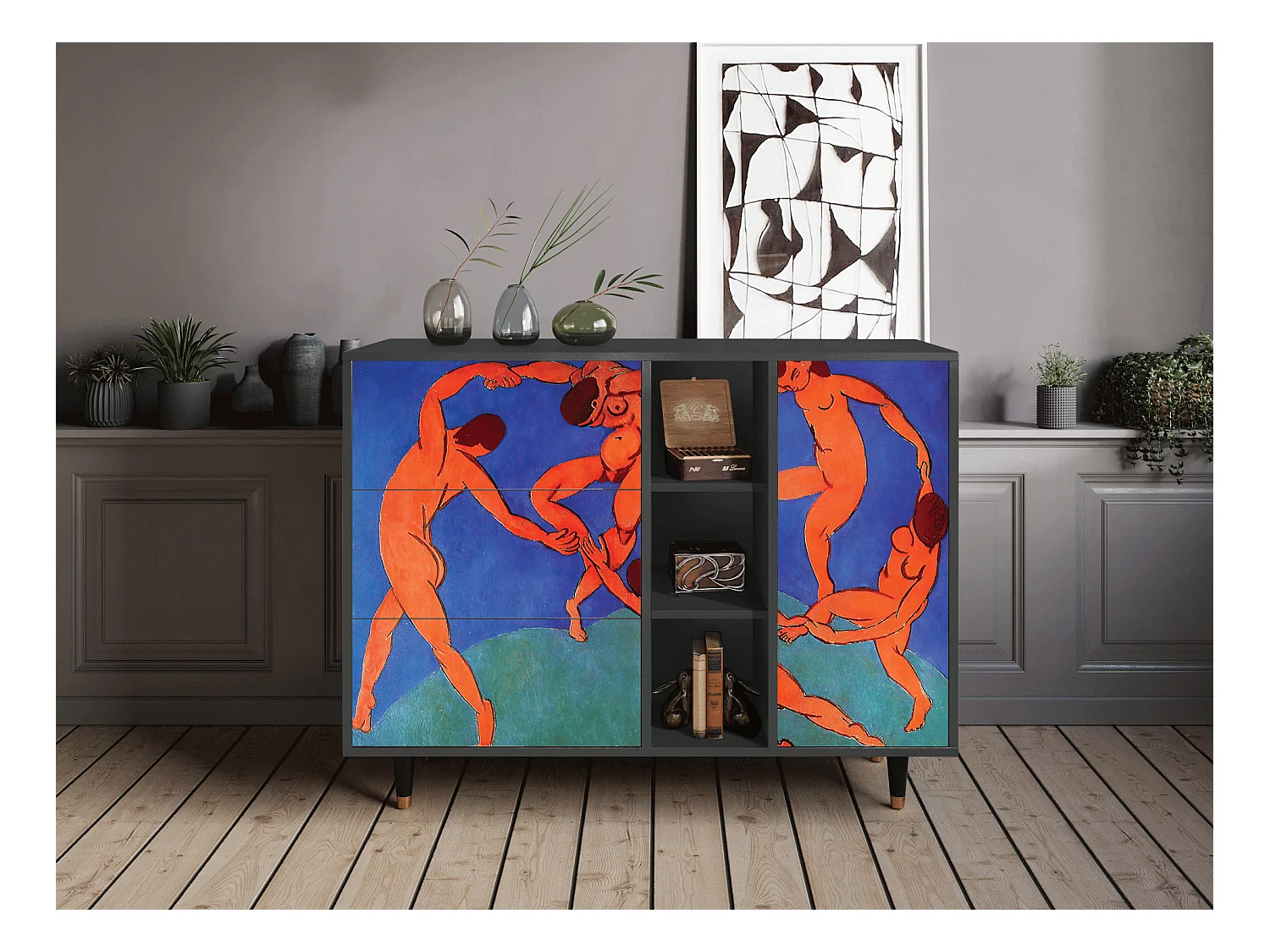 Aparador - 125x98x48 cm - BS2 - The Dance by Matisse , Antracita
