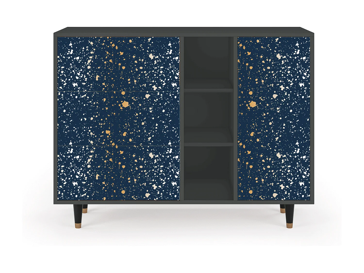 Buffet - 125x98x48 cm - BS2 - Starfall, Anthracite
