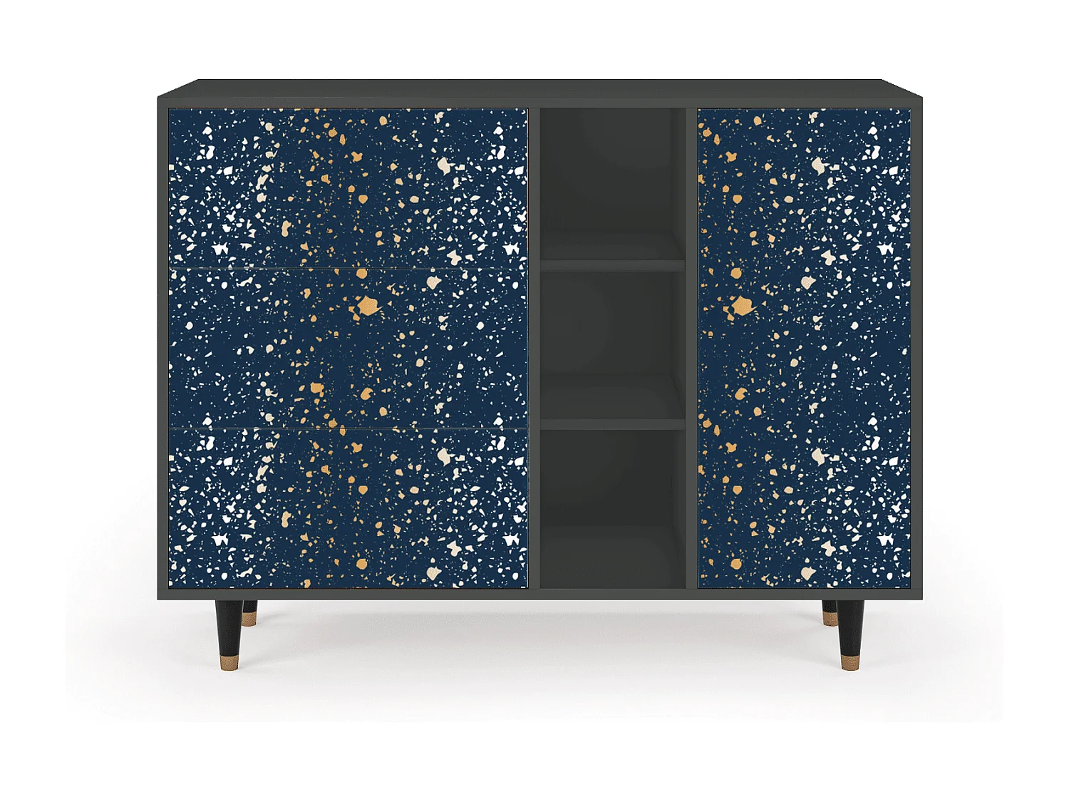 Buffet - 125x98x48 cm - BS2 - Starfall, Anthracite