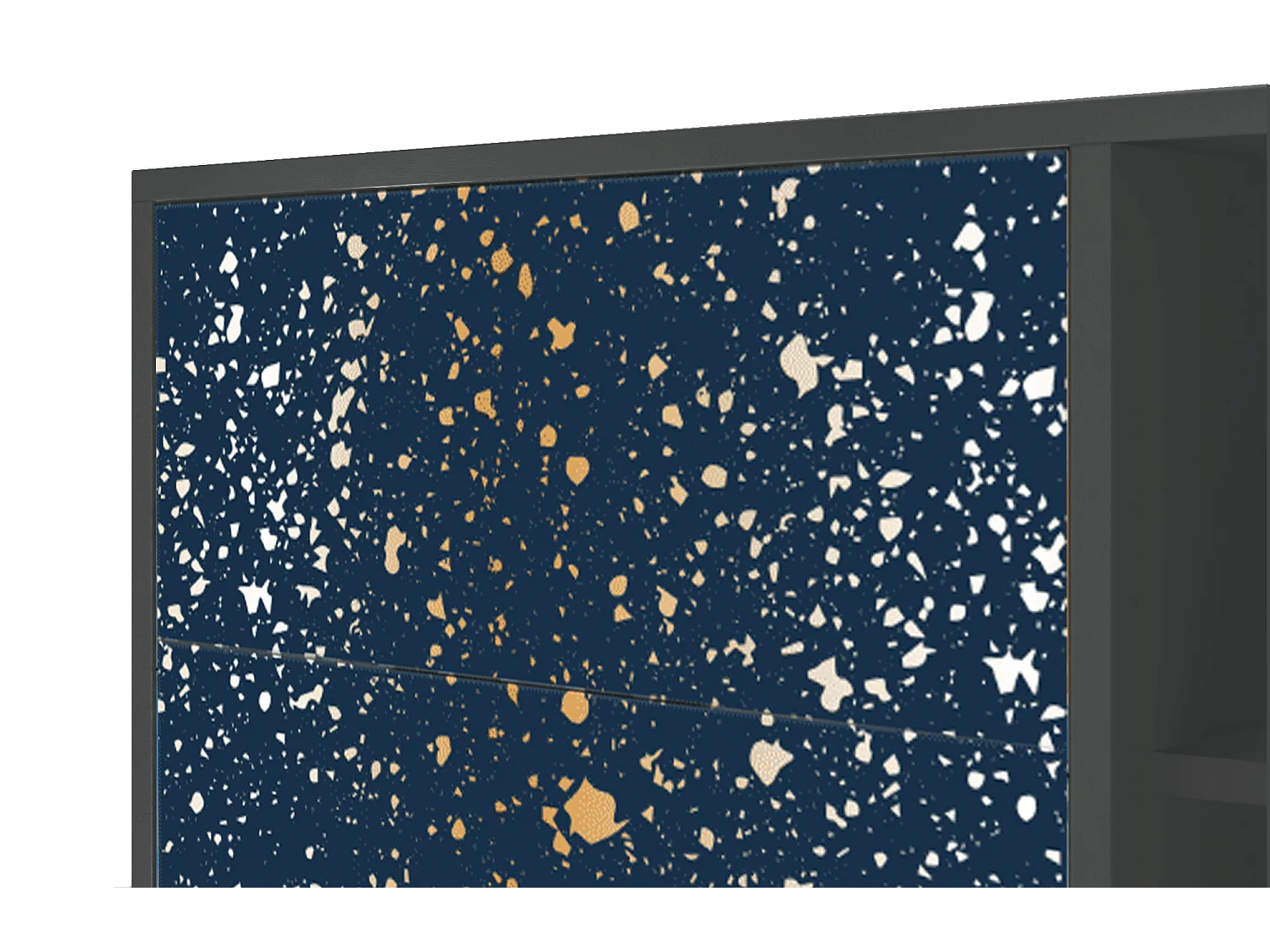 Buffet - 125x98x48 cm - BS2 - Starfall, Anthracite