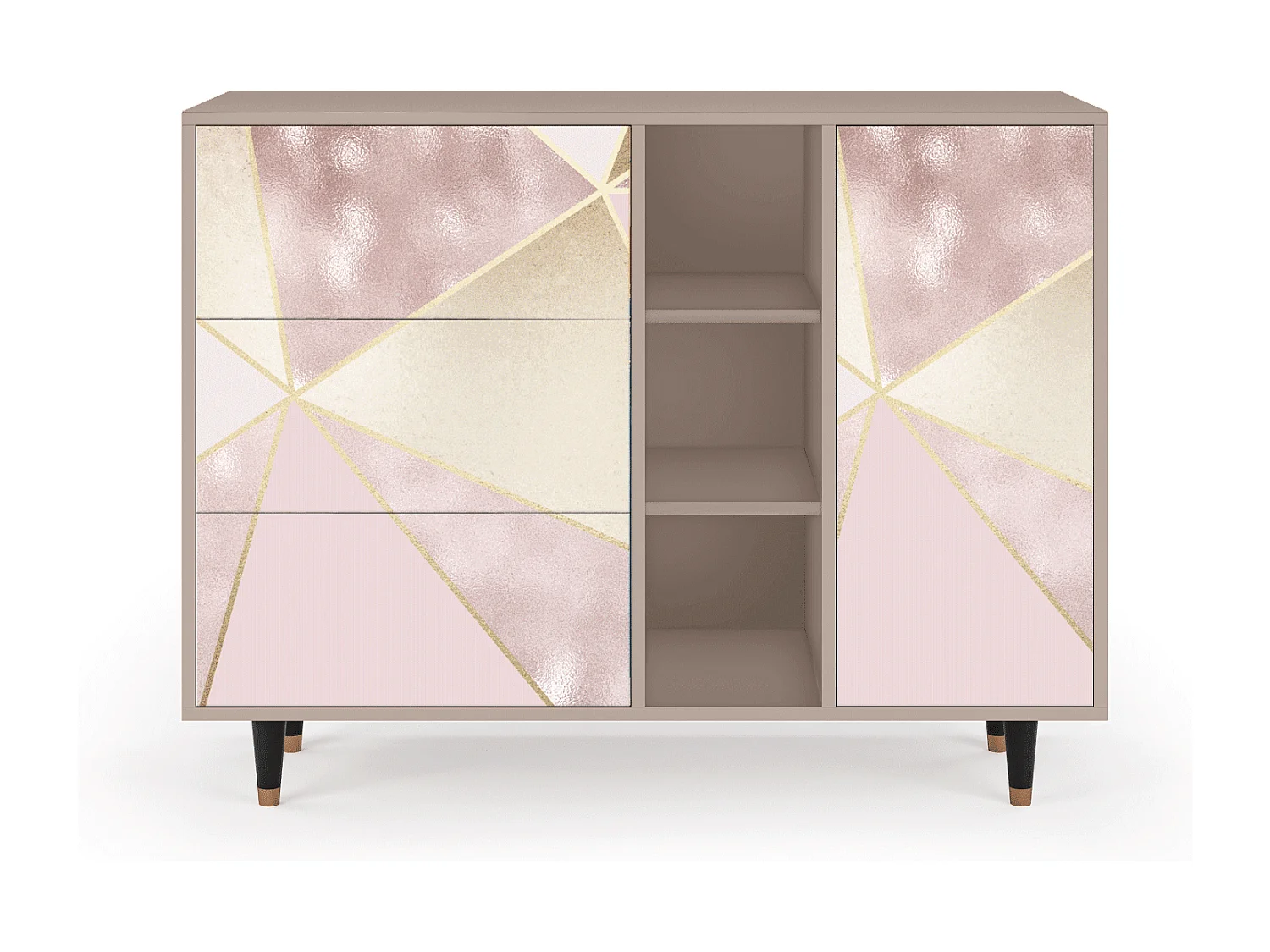 Buffet - 125x98x48 cm - BS2 - Cosmopolitan Diva, Latte