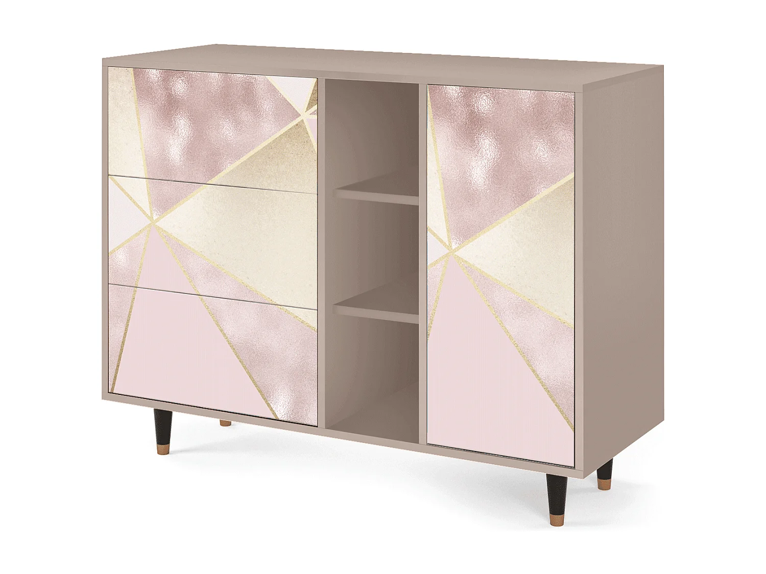 Buffet - 125x98x48 cm - BS2 - Cosmopolitan Diva, Latte