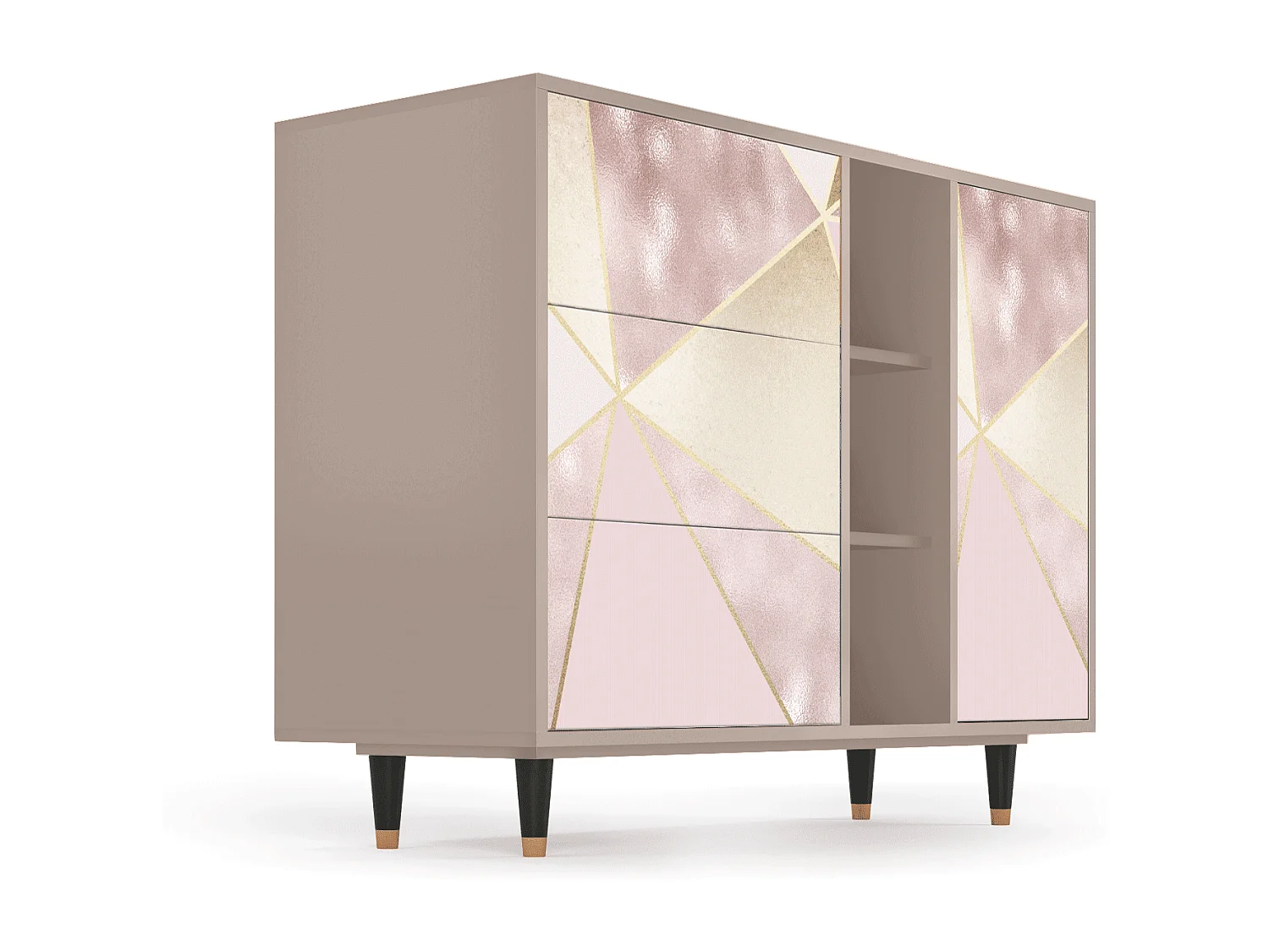 Buffet - 125x98x48 cm - BS2 - Cosmopolitan Diva, Latte