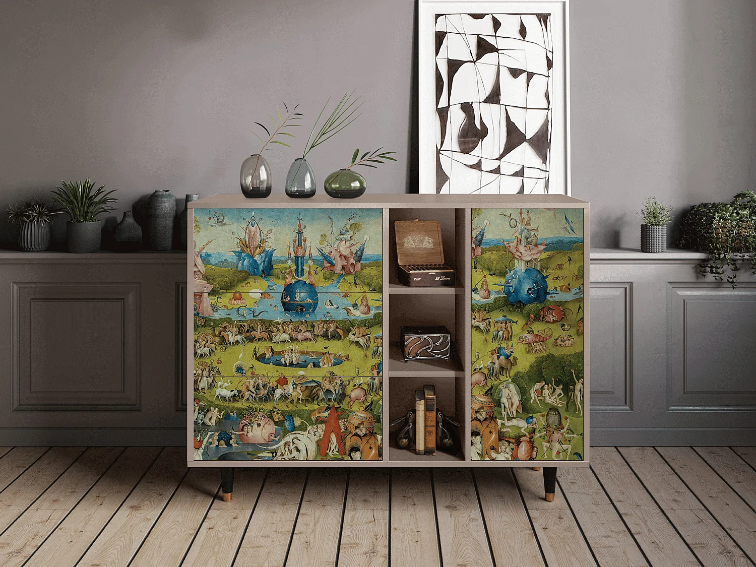 Buffet - 125x98x48 cm - BS2 - The Garden 2 by Bosch, Latte