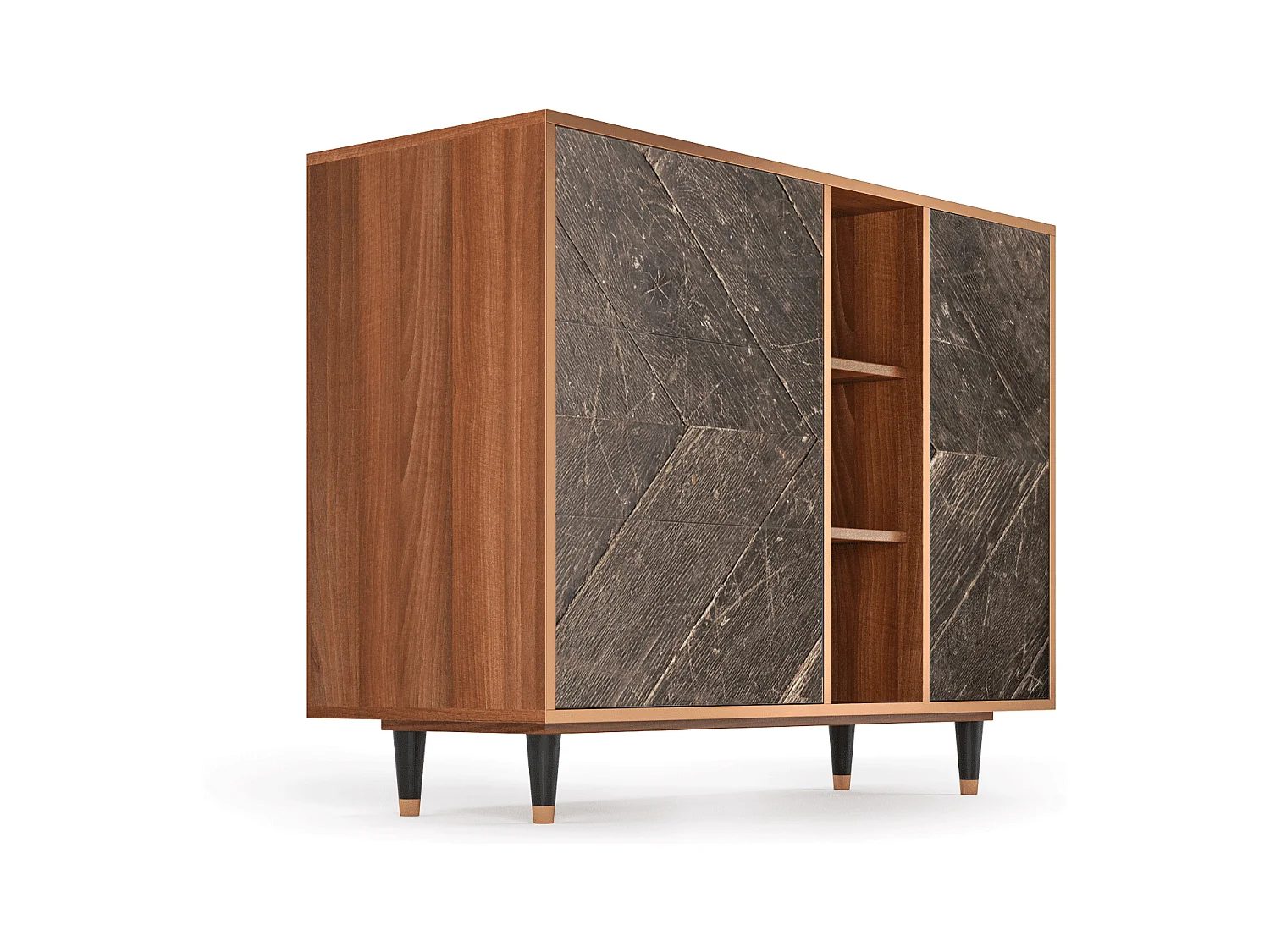 Credenza - 125x98x48 cm - BS2 - Wise Tree, Noce