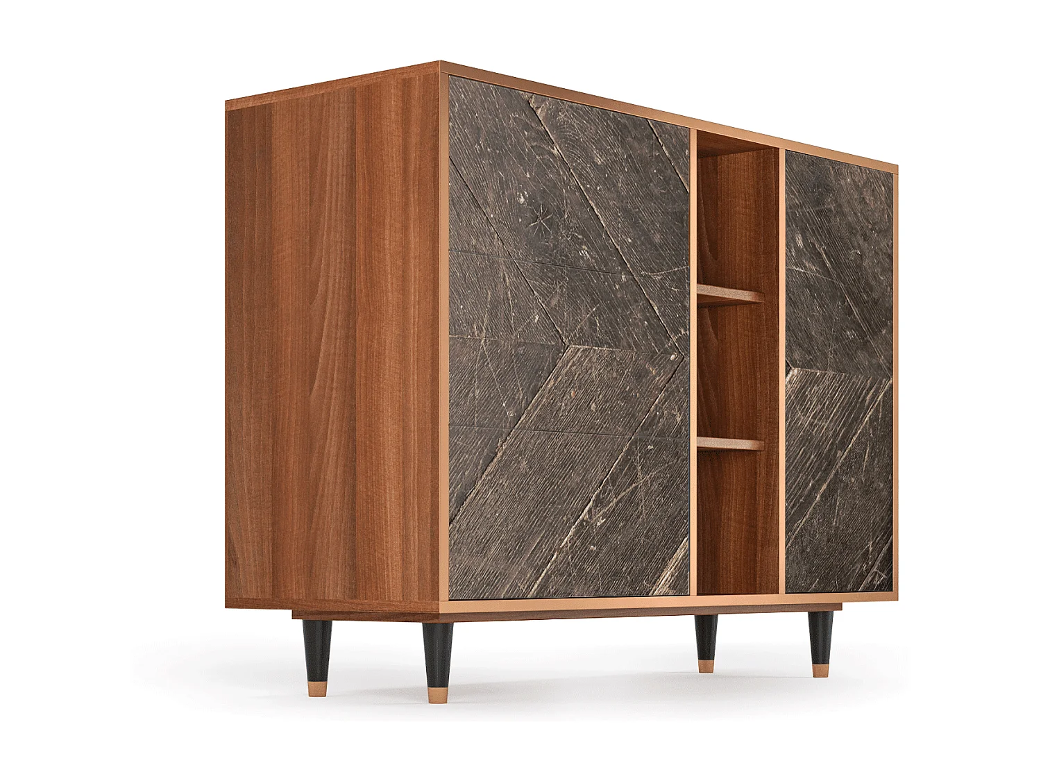 Buffet - 125x98x48 cm - BS2 - Wise Tree, Noyer