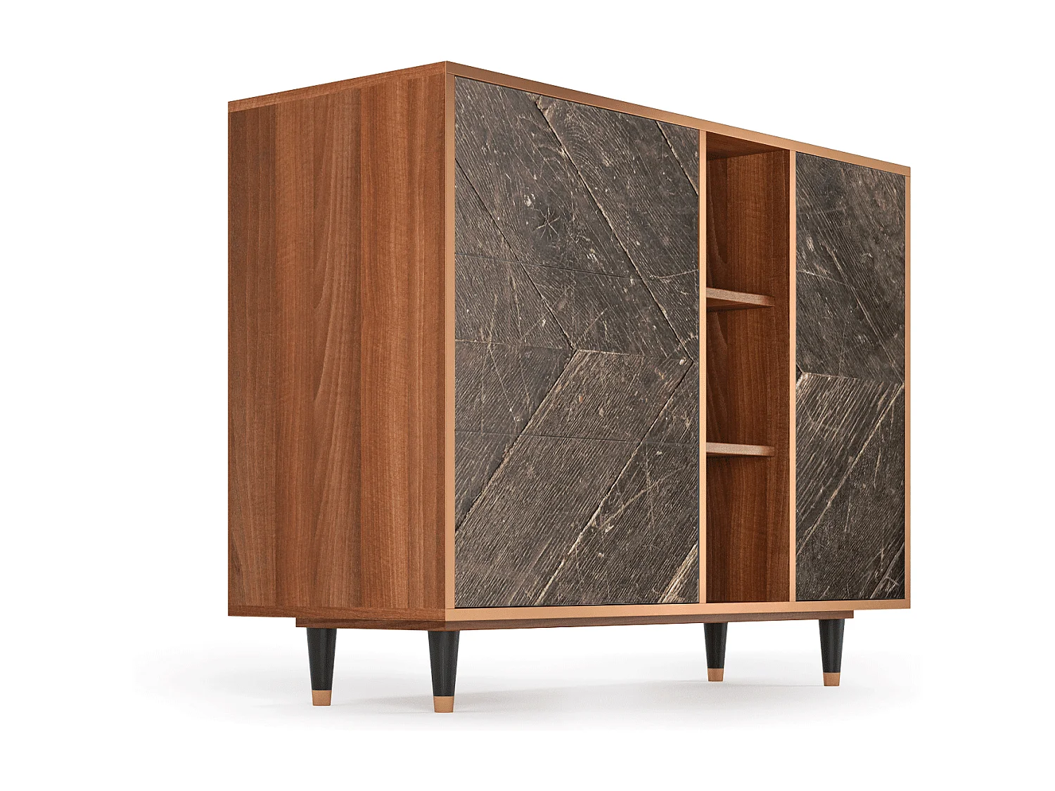 Buffet - 125x98x48 cm - BS2 - Wise Tree, Noyer