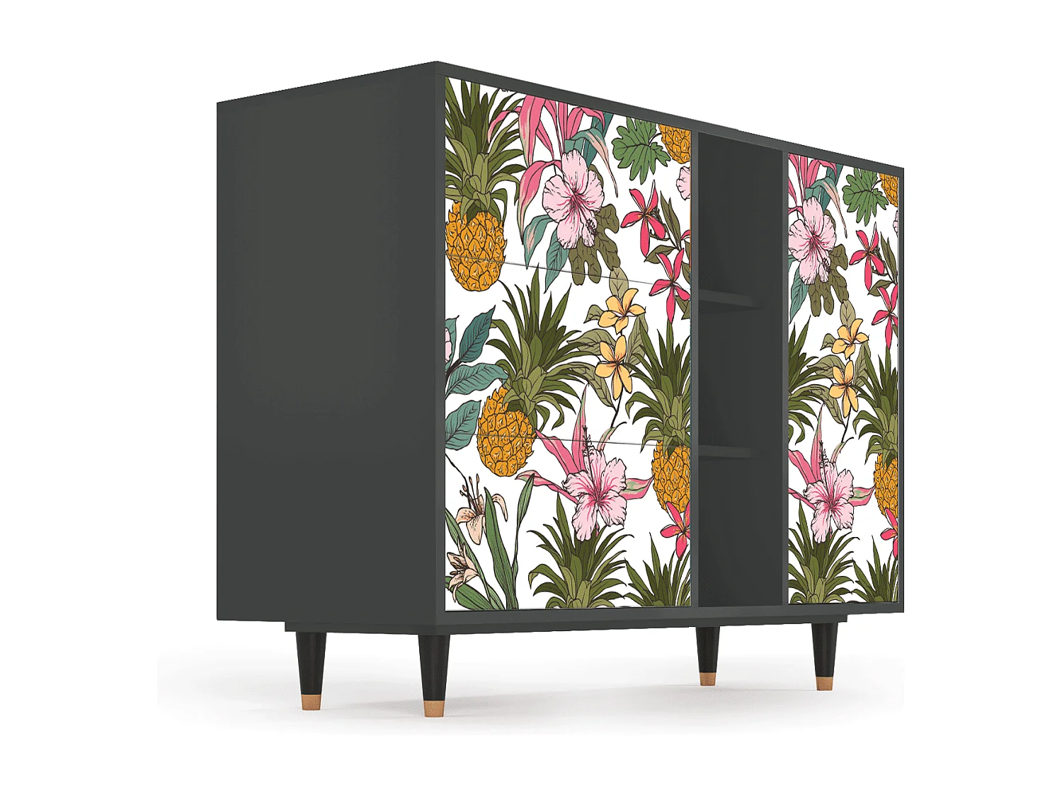 Buffet - 125x98x48 cm - BS2 - Estival Fruit, Anthracite
