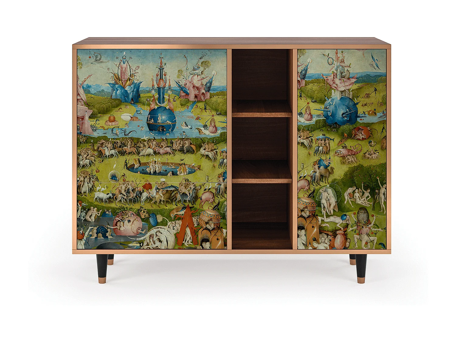 Kredens - 125x98x48 cm - BS2 - The Garden 2 by Bosch, Orzech