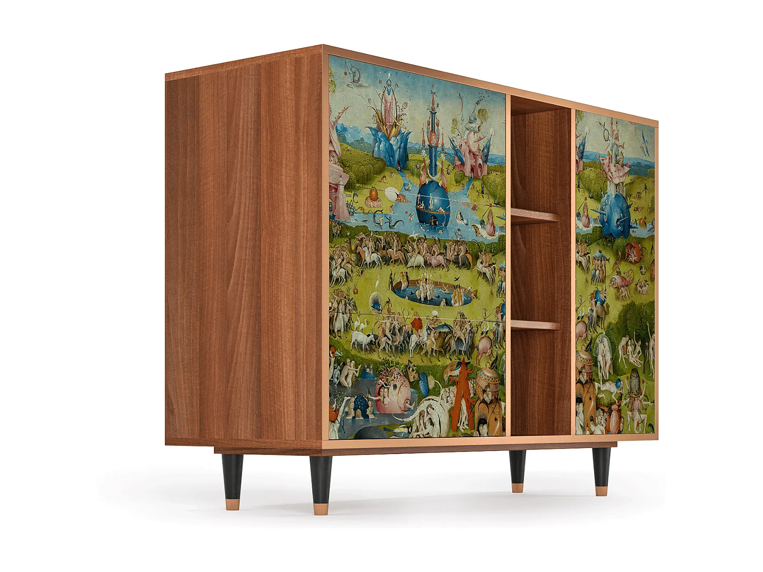 Kredens - 125x98x48 cm - BS2 - The Garden 2 by Bosch, Orzech